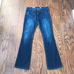 Pilcro and the Letterpress Low Rise Boot cut Jeans